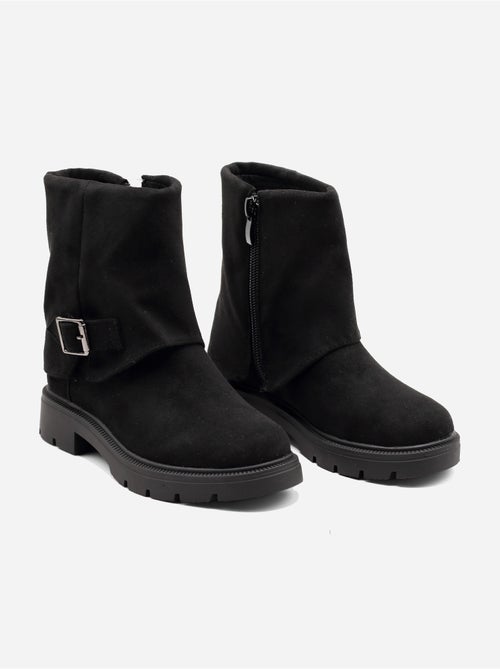 Botas com fecho de correr - Kiabi Botas com fecho de correr - Kiabi