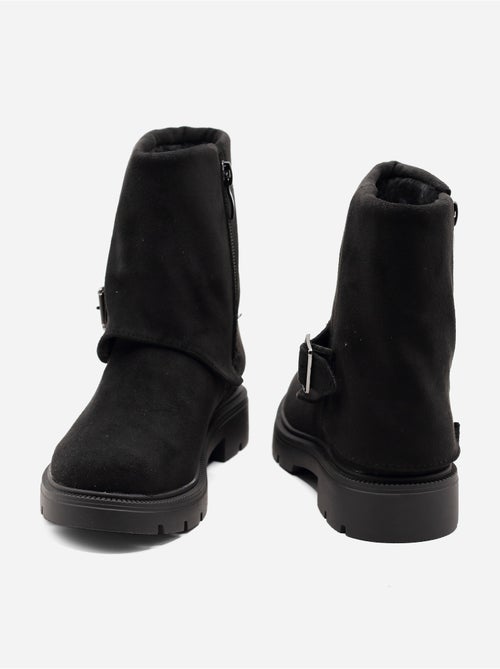 Botas com fecho de correr - Kiabi Botas com fecho de correr - Kiabi