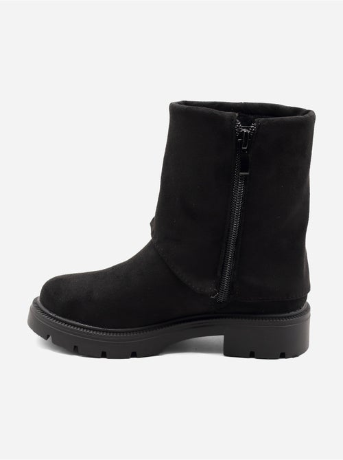 Botas com fecho de correr - Kiabi Botas com fecho de correr - Kiabi