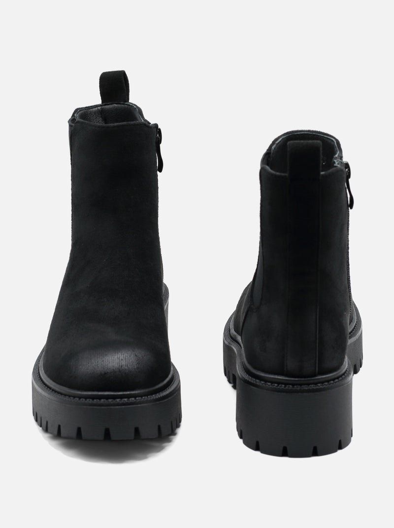 Botas com fecho Preto - Kiabi