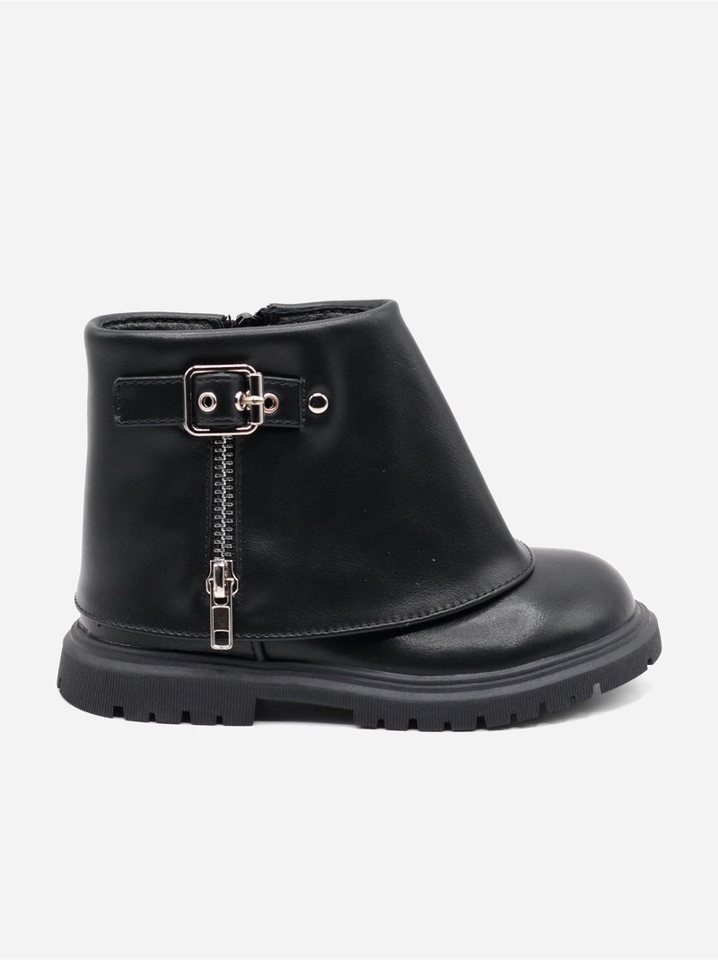 Botas com fecho Preto - Kiabi