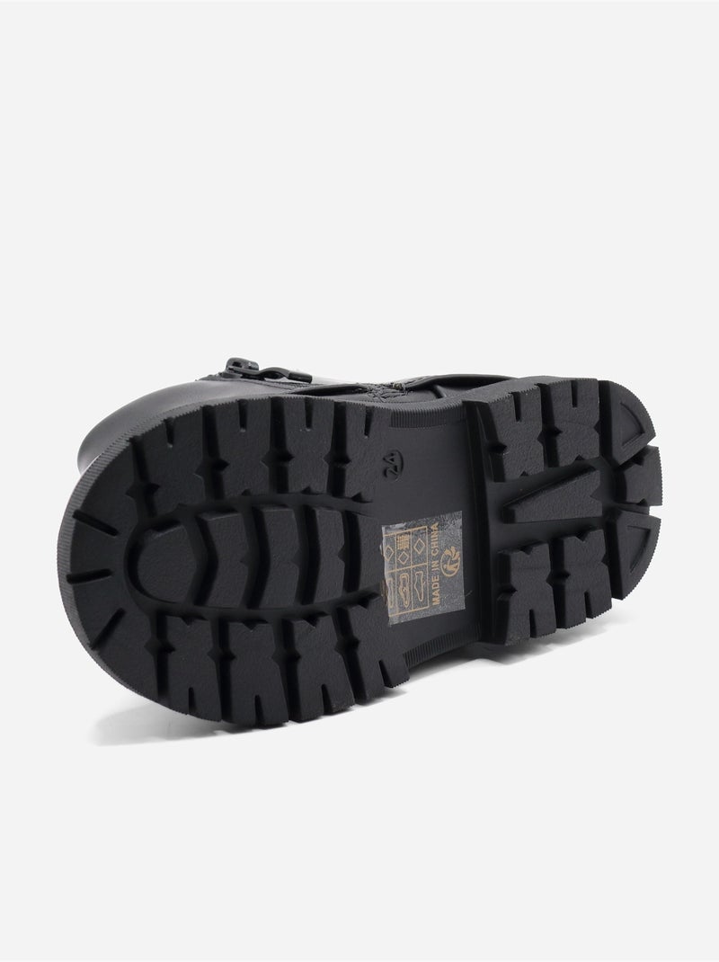Botas com fecho Preto - Kiabi