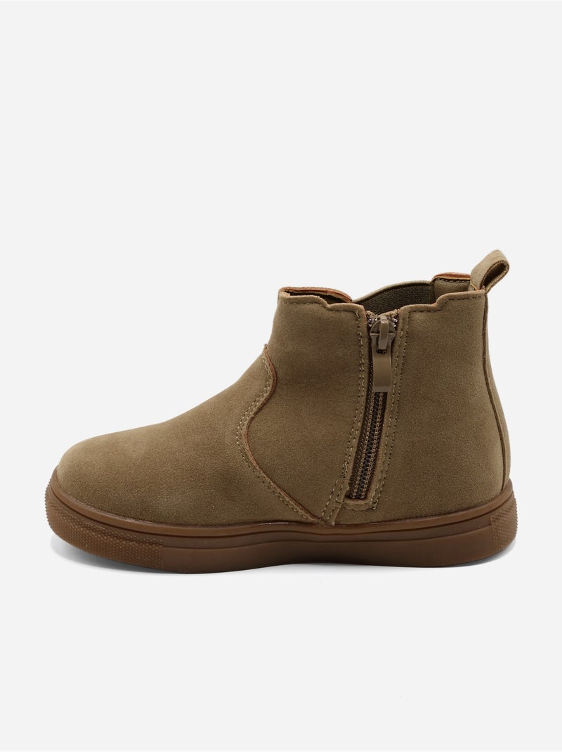 Botas com fecho Toupe - Kiabi
