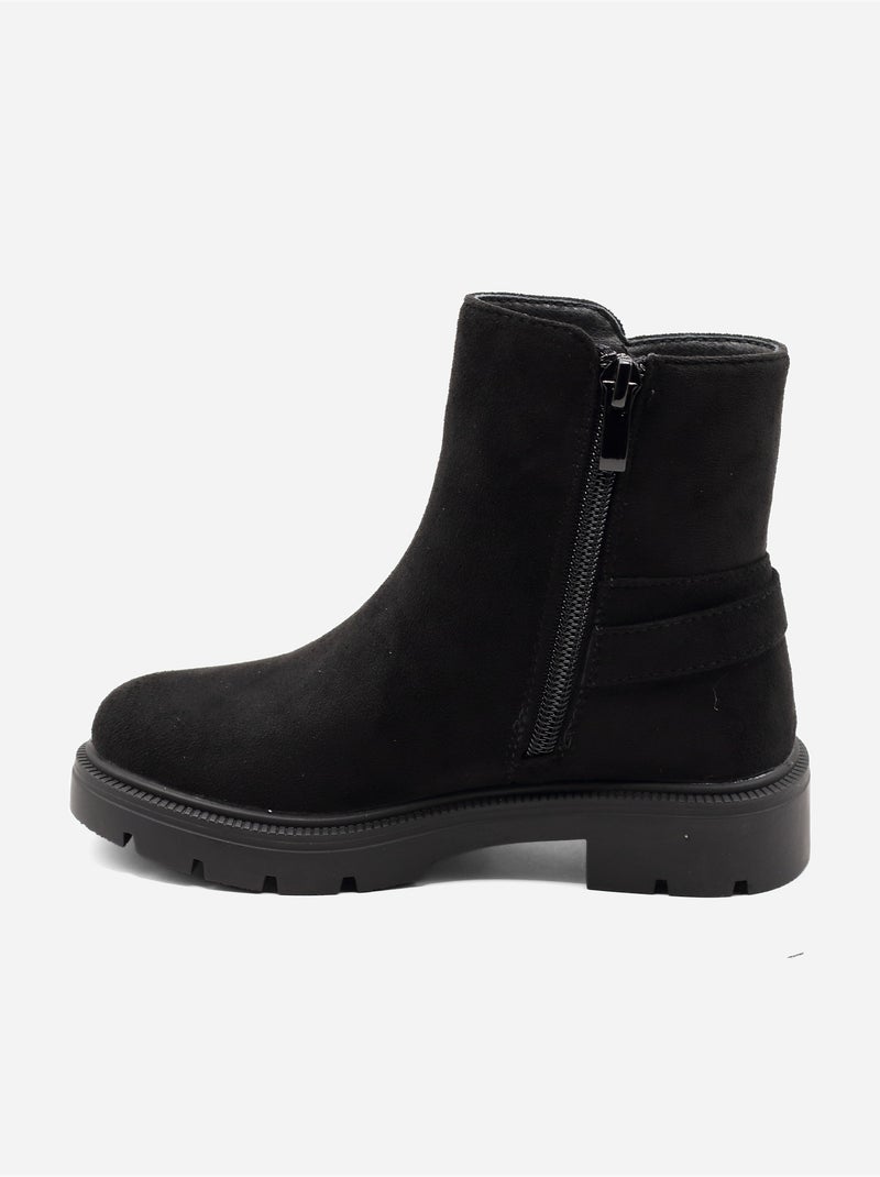 Botas com fivela de ardilão Preto - Kiabi