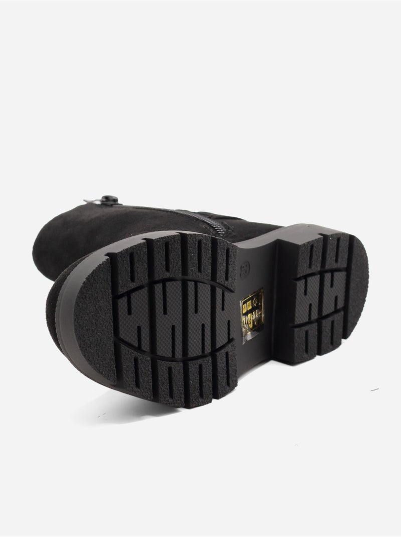 Botas com fivela de ardilão Preto - Kiabi