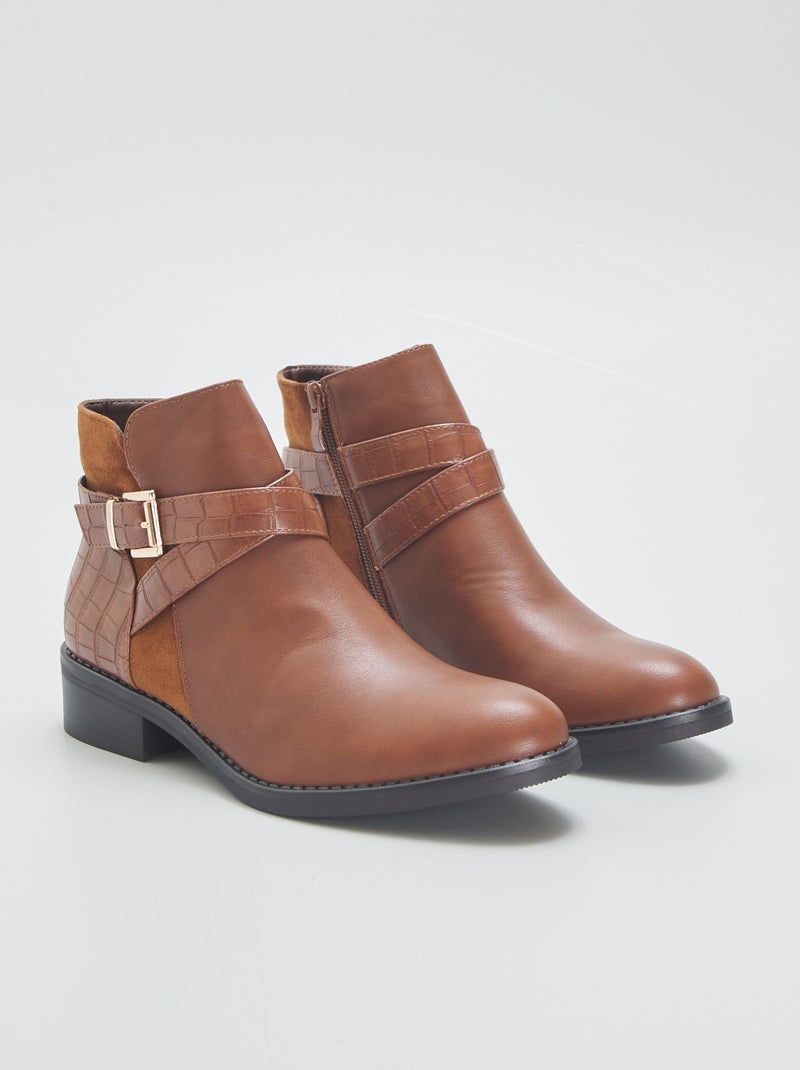 Botas com fivelas de fantasia BEGE - Kiabi