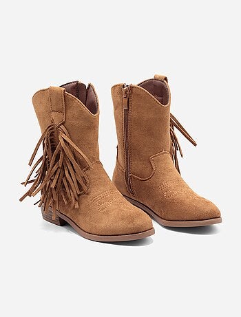 Botas com franjas
