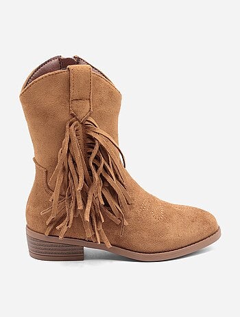 Botas com franjas