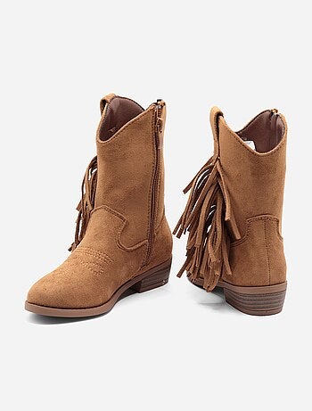 Botas com franjas
