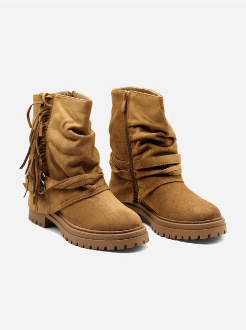 Botas com franjas - Kiabi Botas com franjas - Kiabi