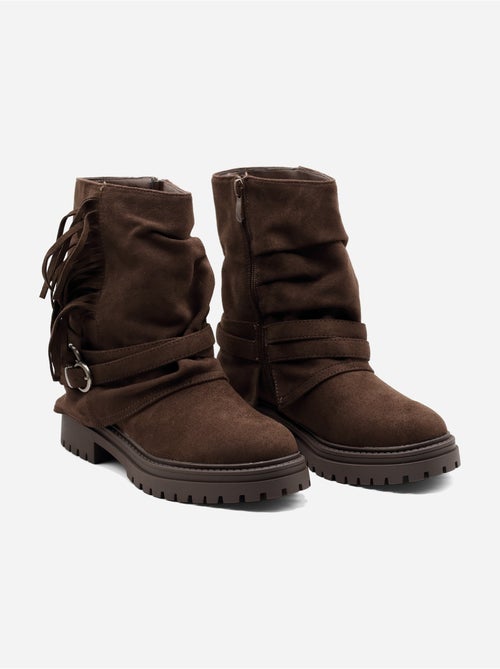 Botas com franjas - Kiabi
