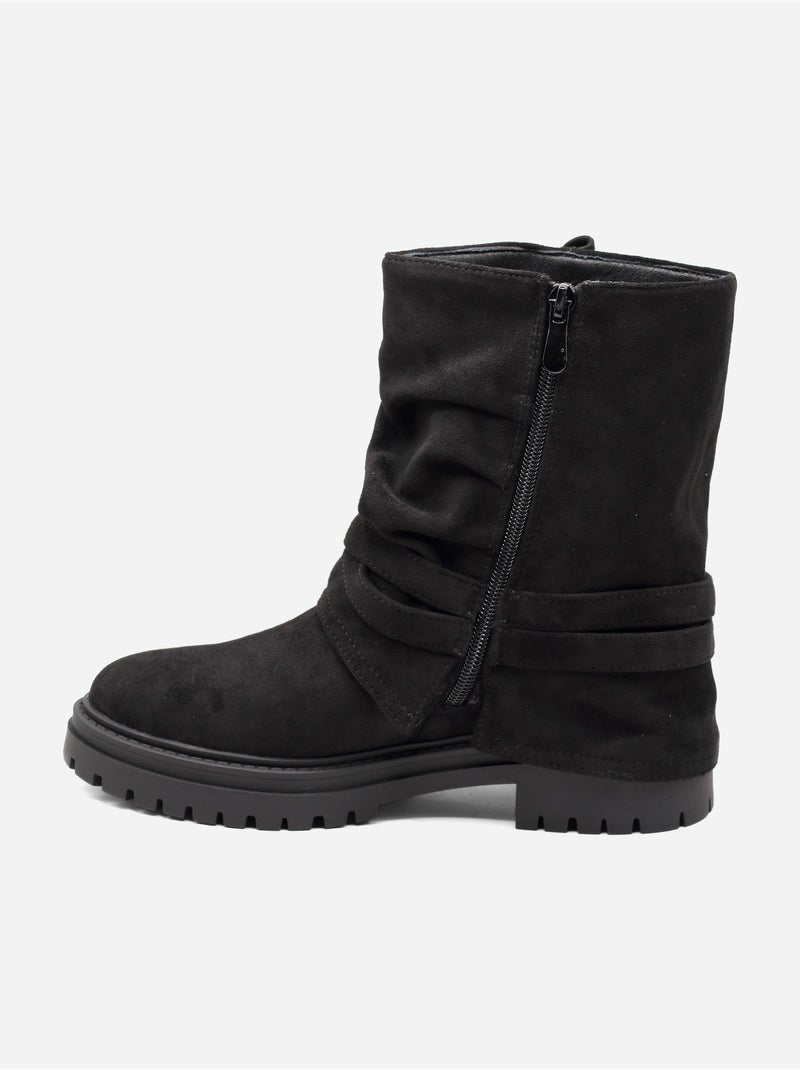 Botas com franjas Preto - Kiabi