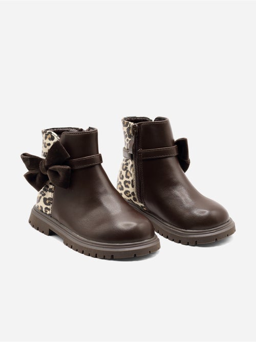 Botas com laços - Kiabi