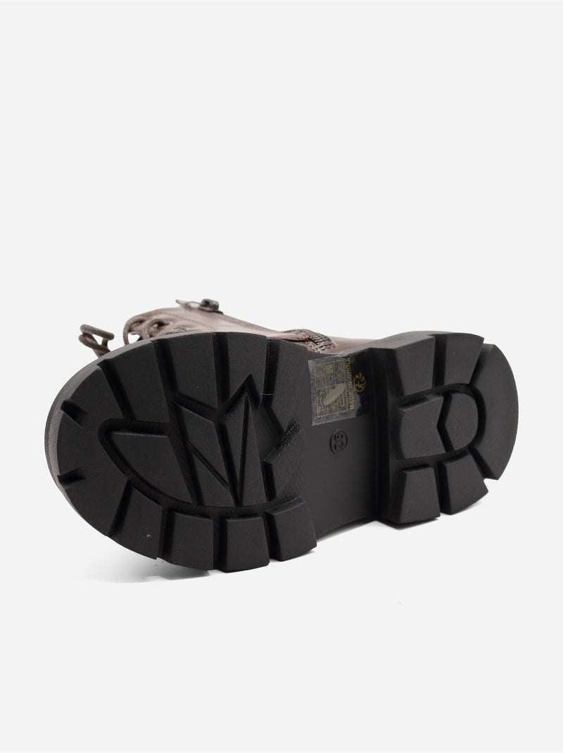 Botas com motivos decorativos Castanho - Kiabi