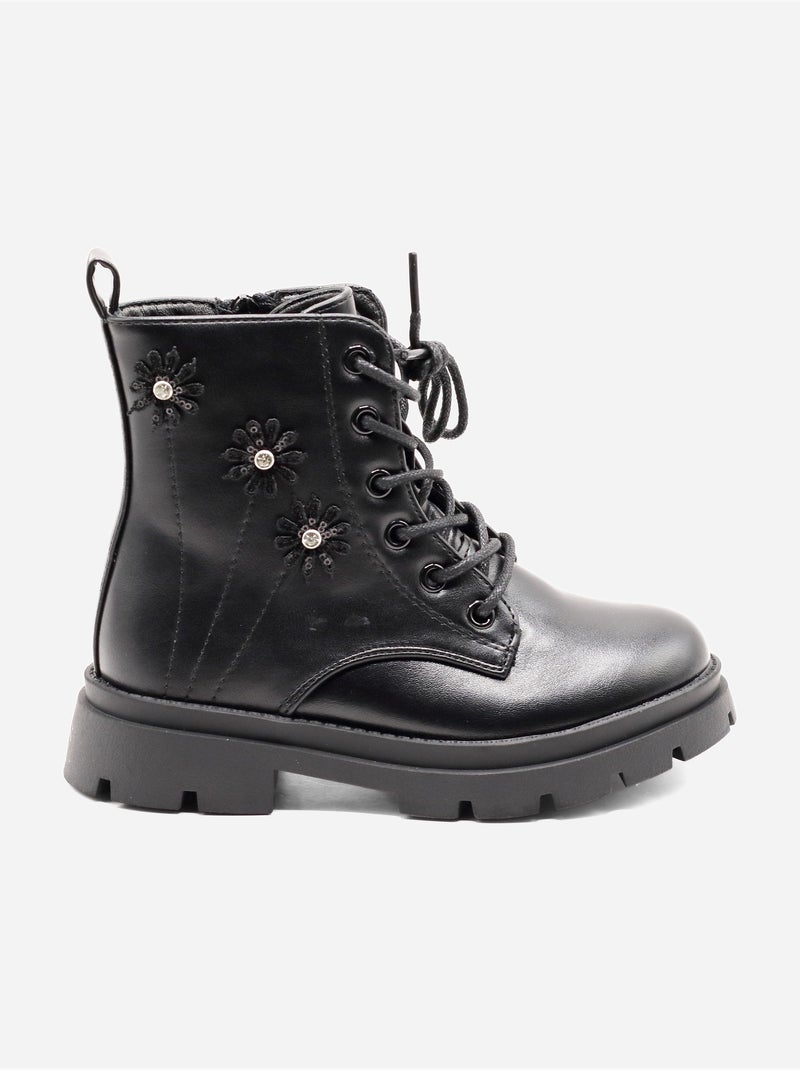 Botas com motivos decorativos Preto - Kiabi