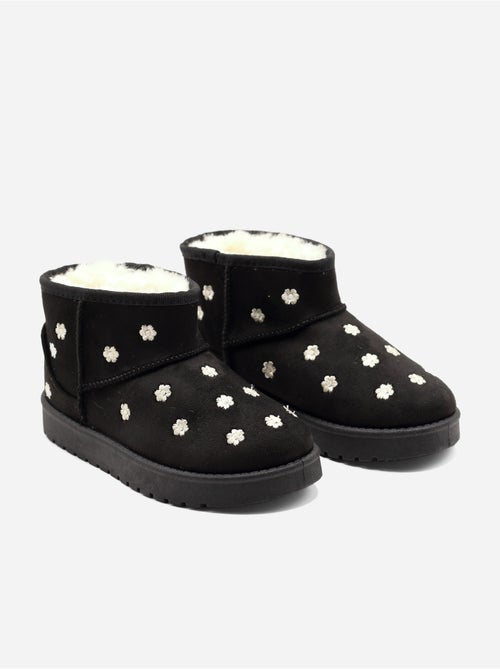 Botas com motivos florais - Kiabi Botas com motivos florais - Kiabi