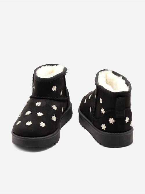 Botas com motivos florais - Kiabi Botas com motivos florais - Kiabi