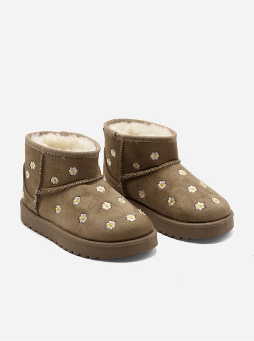 Botas com motivos florais - Kiabi Botas com motivos florais - Kiabi