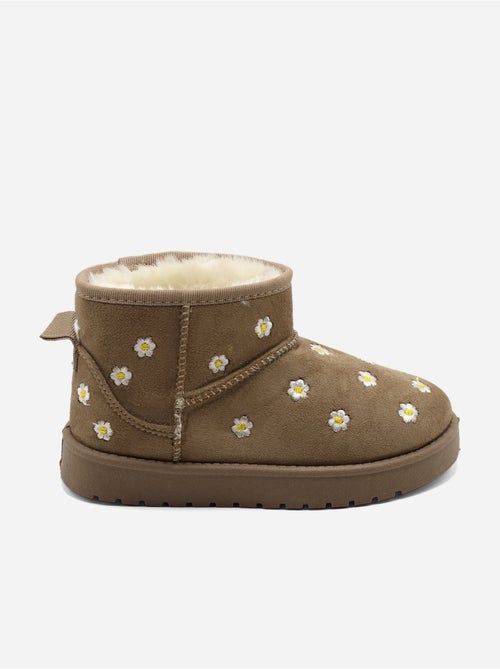 Botas com motivos florais - Kiabi Botas com motivos florais - Kiabi