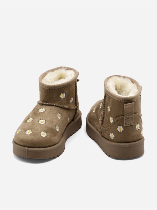 Botas com motivos florais - Kiabi Botas com motivos florais - Kiabi