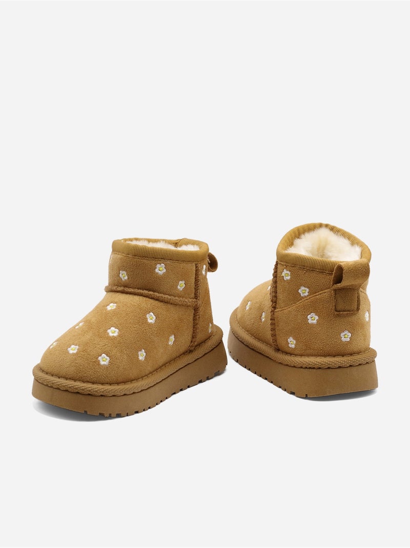 Botas com padrões Camelo - Kiabi