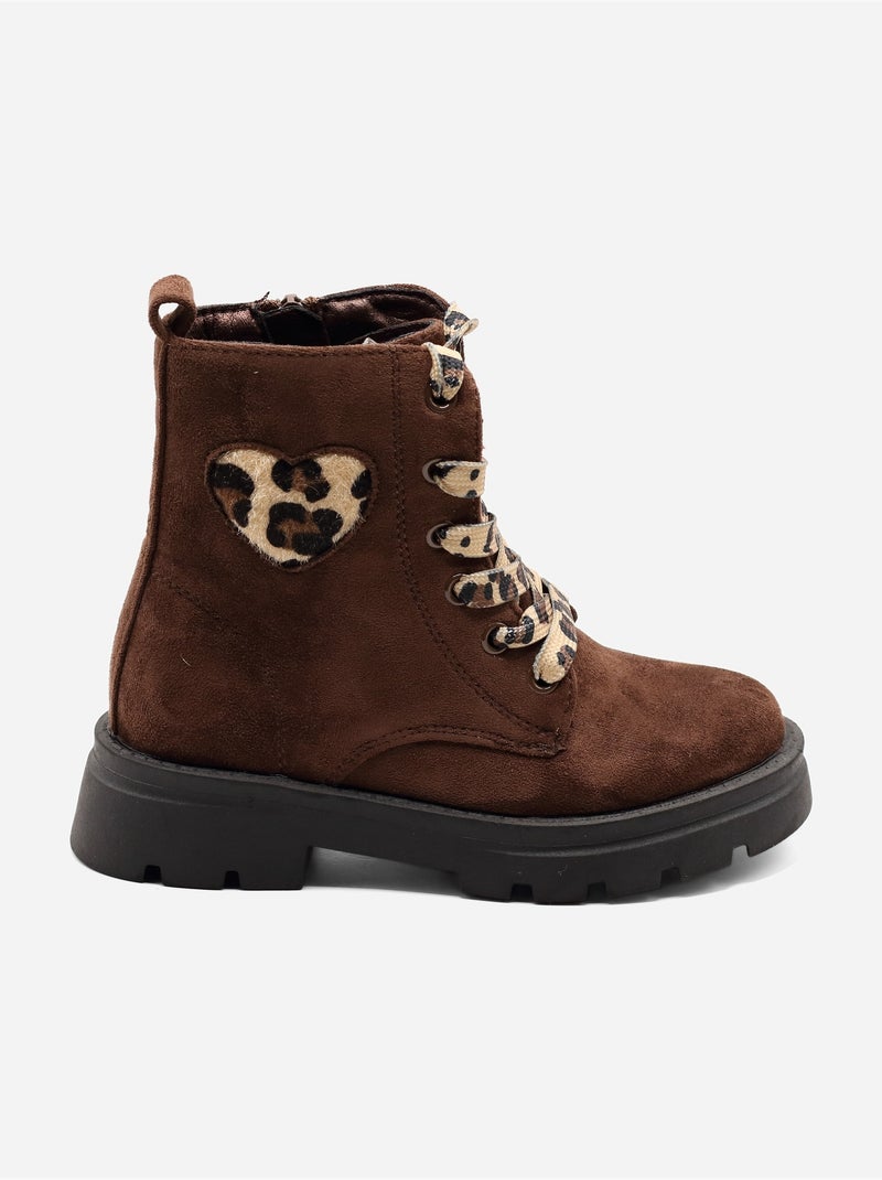 Botas com padrões Castanho - Kiabi