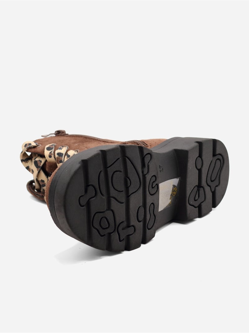 Botas com padrões Castanho - Kiabi