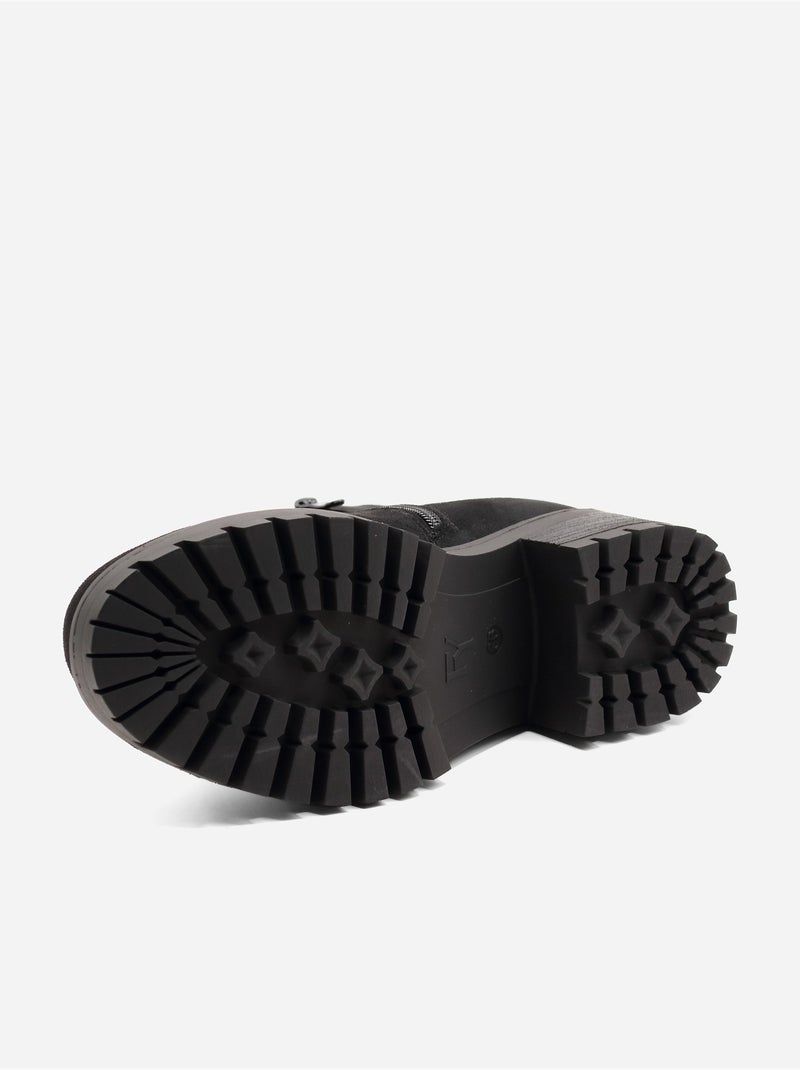 Botas com padrões Preto - Kiabi
