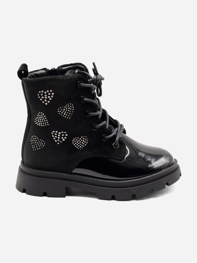 Botas com padrões Preto - Kiabi