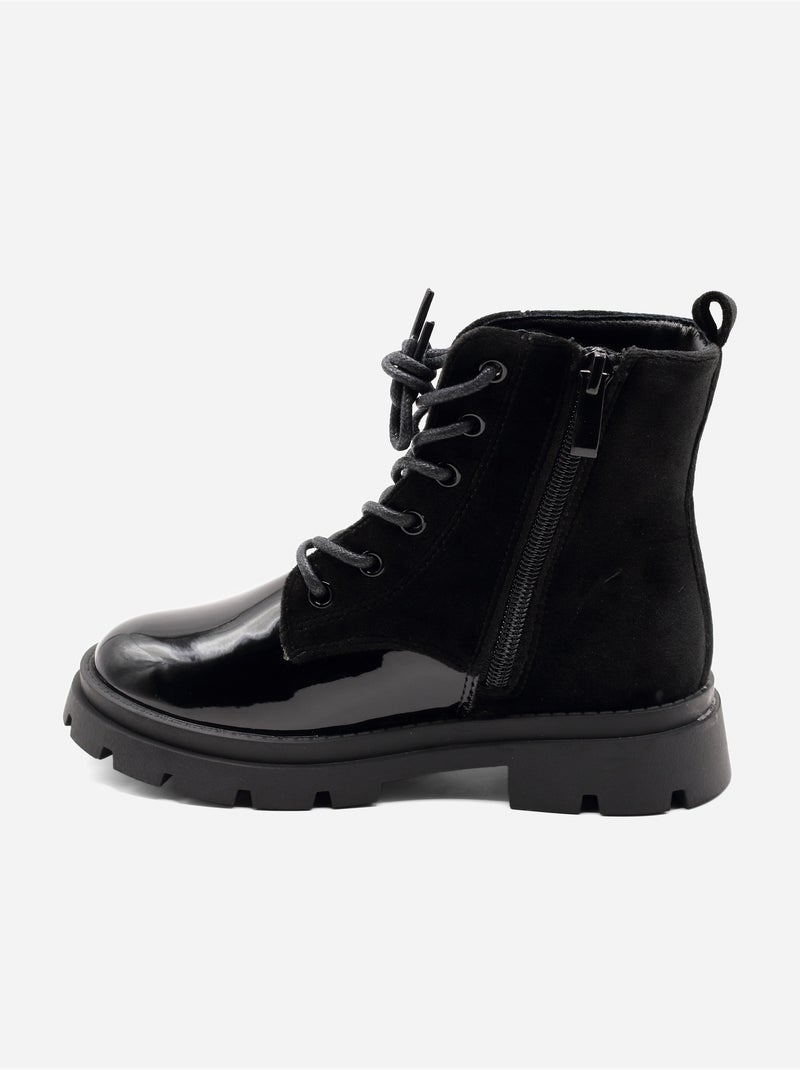 Botas com padrões Preto - Kiabi