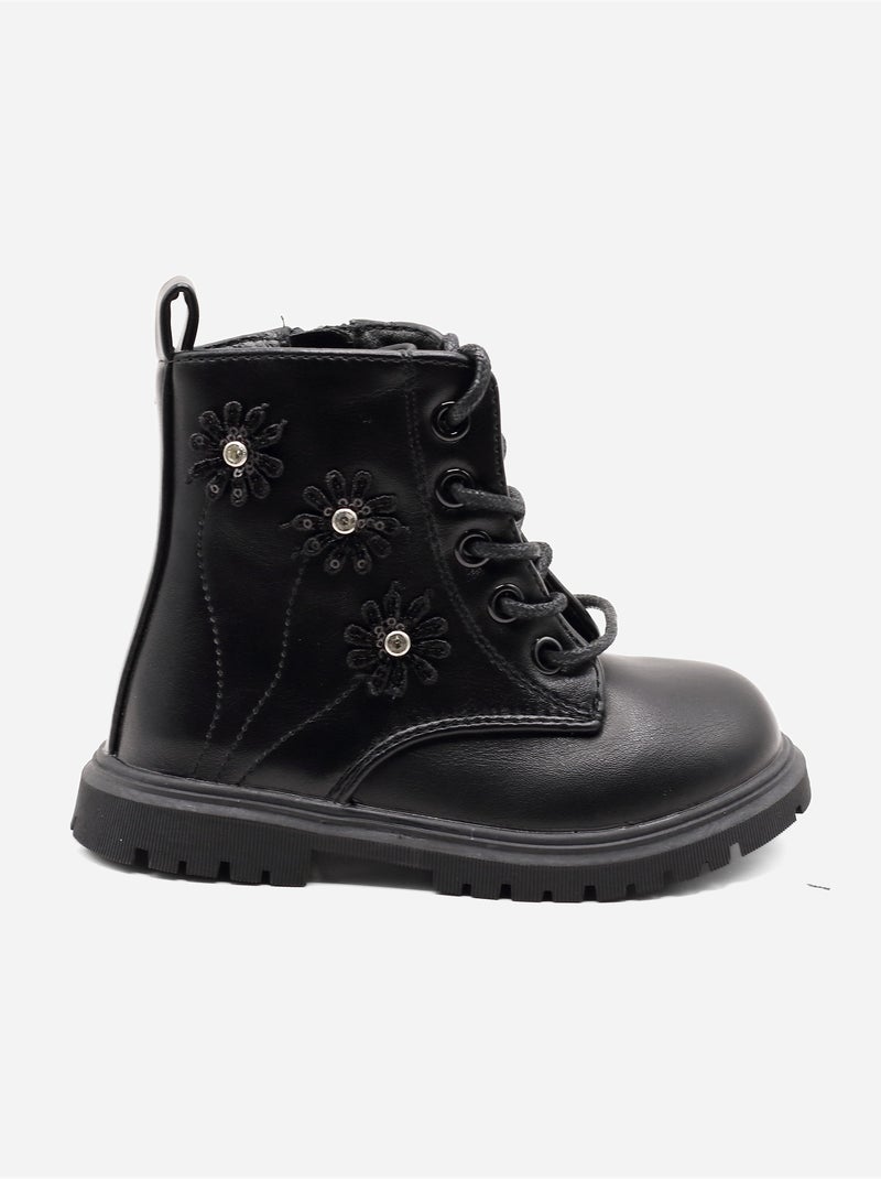 Botas com padrões Preto - Kiabi