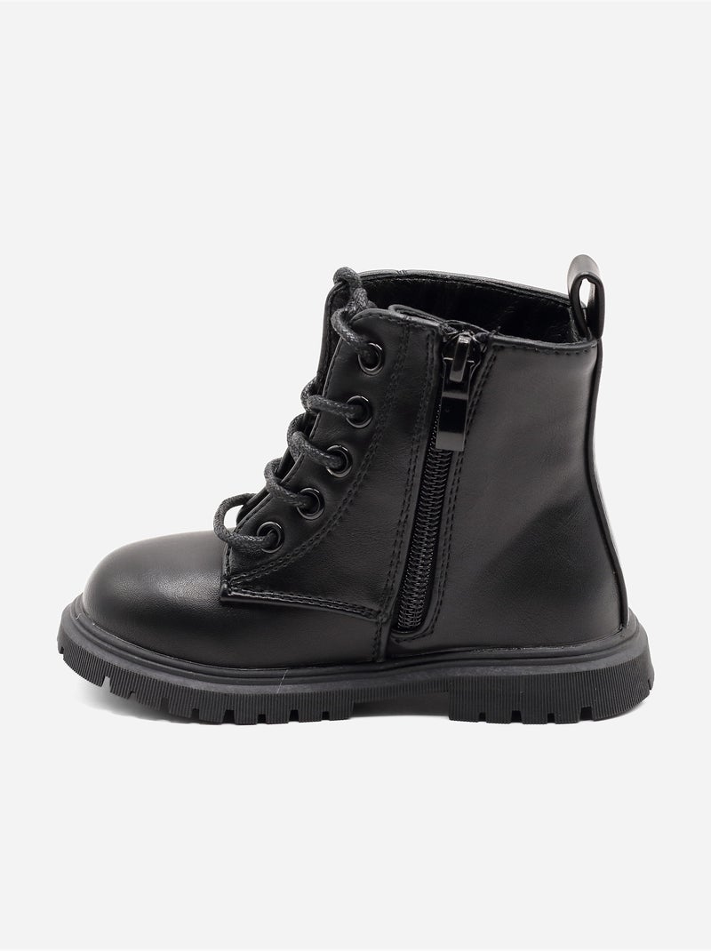 Botas com padrões Preto - Kiabi