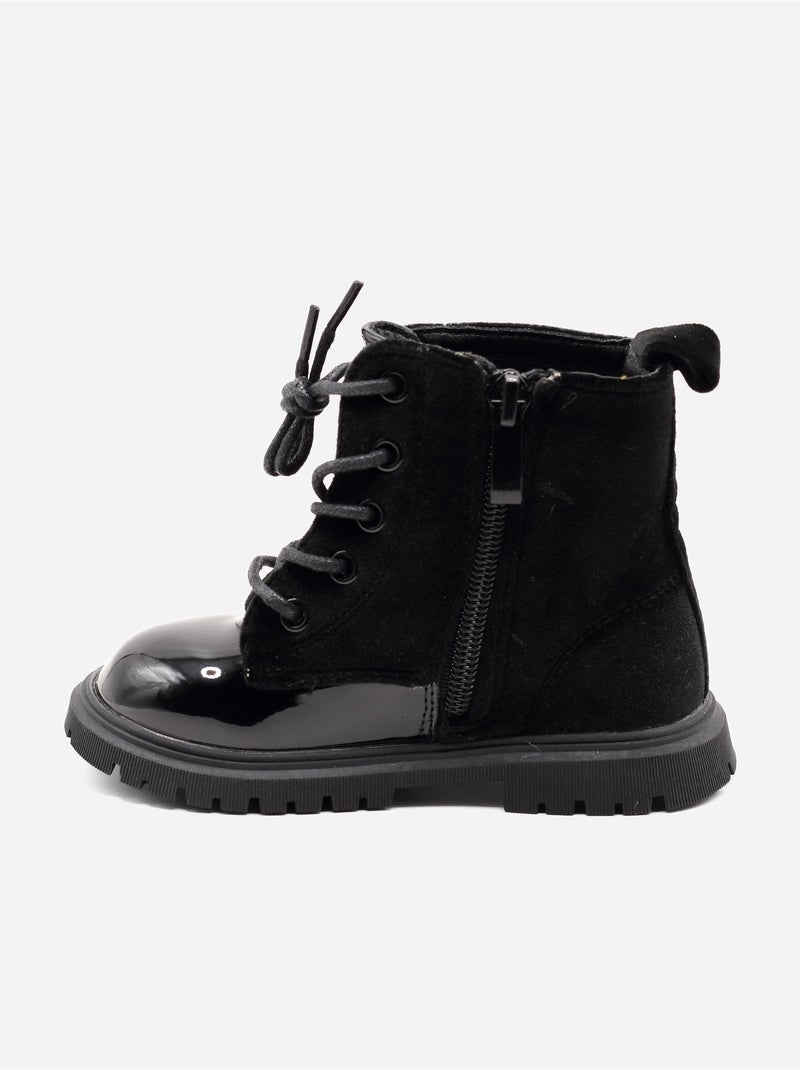 Botas com padrões Preto - Kiabi