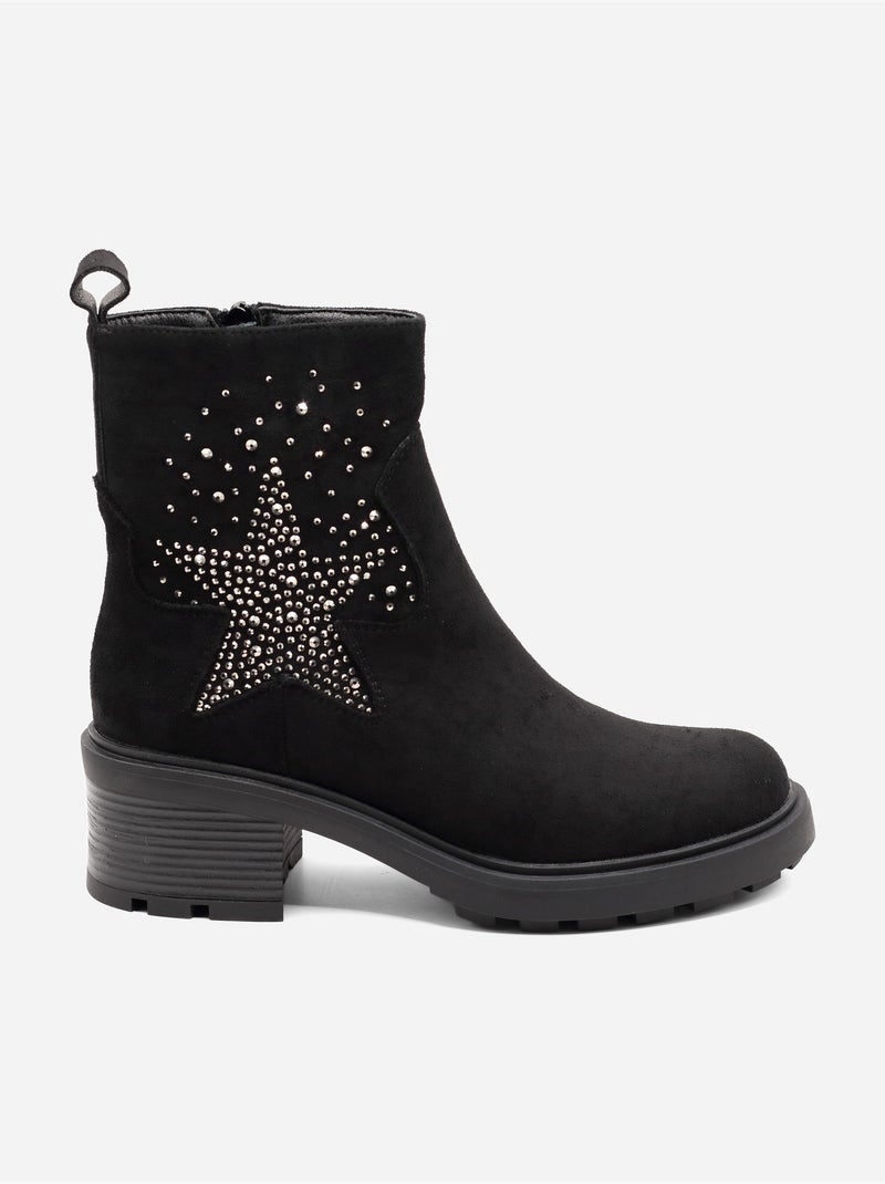 Botas com padrões Preto - Kiabi