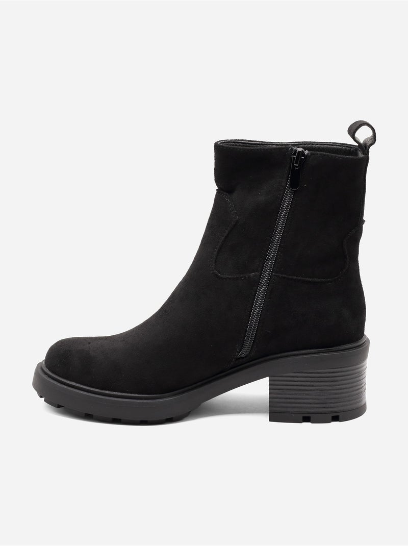 Botas com padrões Preto - Kiabi
