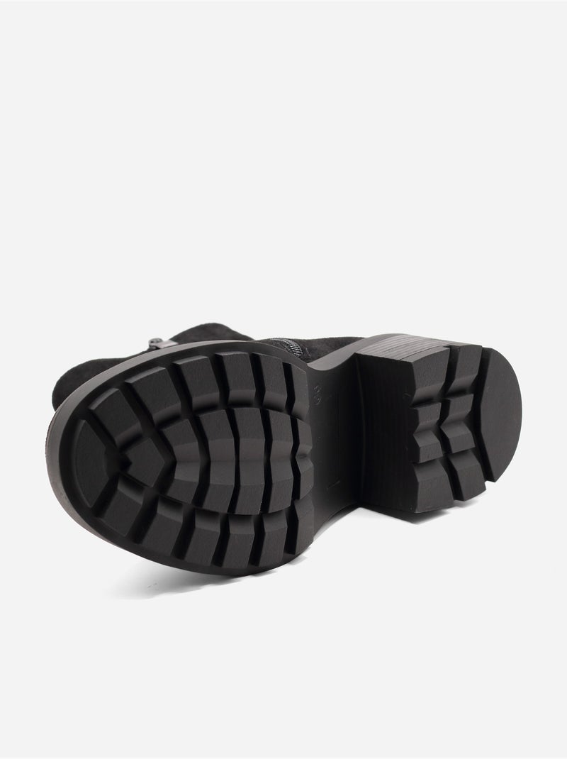Botas com padrões Preto - Kiabi