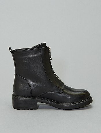 Botas com pormenor com fecho - Kiabi