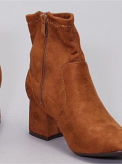 Botas com saltos quadrados - Kiabi