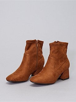 Botas com saltos quadrados - Kiabi