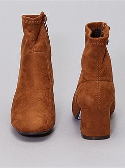 Botas com saltos quadrados - Kiabi
