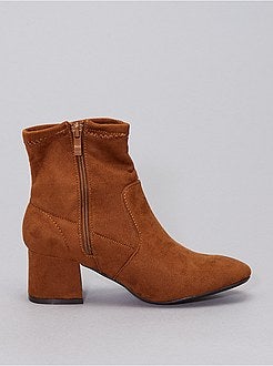 Botas com saltos quadrados - Kiabi