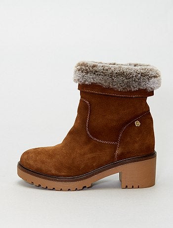 Botas com sola alta - Kiabi