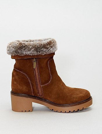 Botas com sola alta - Kiabi