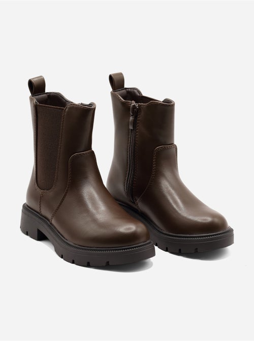 Botas com sola dentada - Kiabi Botas com sola dentada - Kiabi