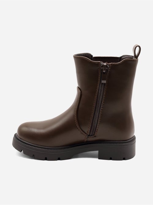Botas com sola dentada - Kiabi Botas com sola dentada - Kiabi