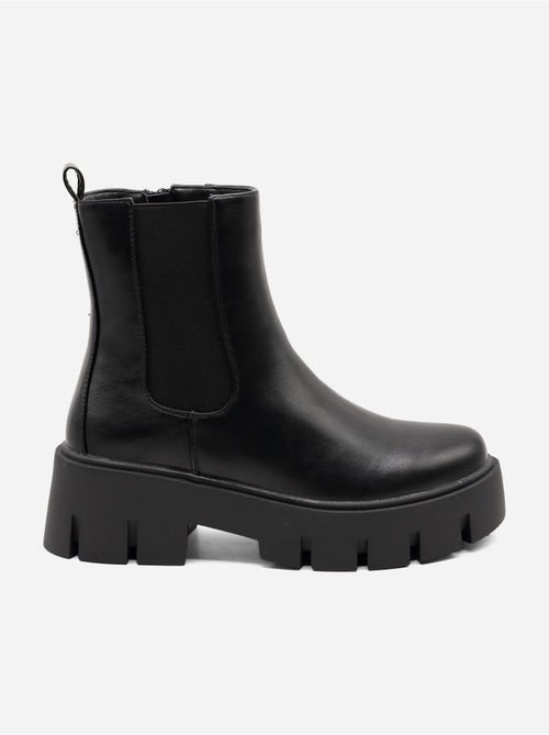Botas com sola dentada - Kiabi Botas com sola dentada - Kiabi