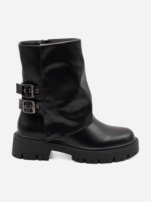 Botas com sola dentada - Kiabi