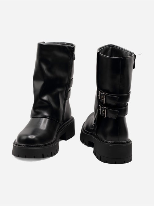 Botas com sola dentada - Kiabi