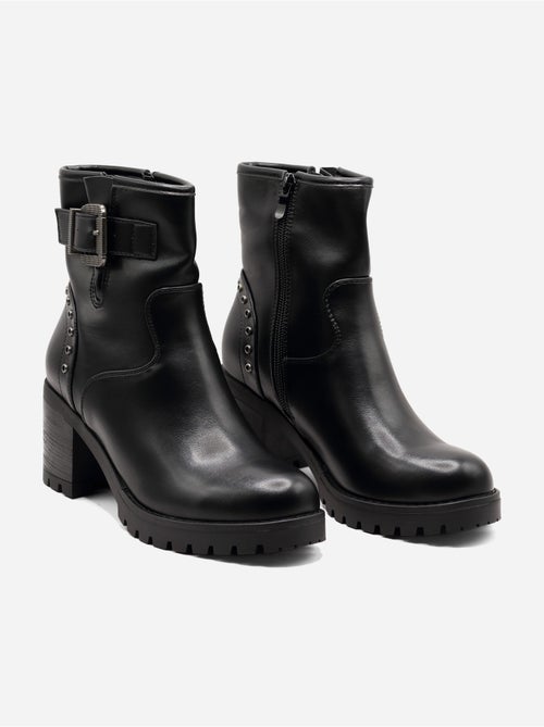 Botas com sola dentada - Kiabi
