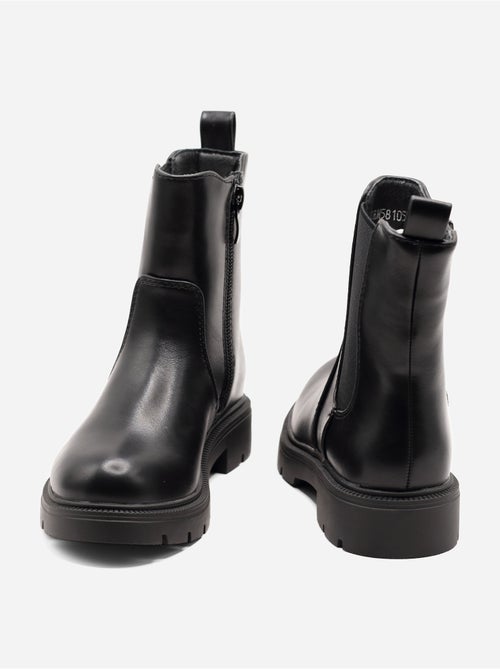 Botas com sola dentada - Kiabi Botas com sola dentada - Kiabi